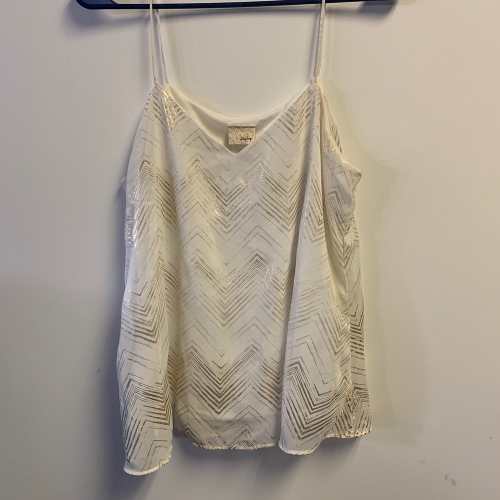 Buckle - day trip - sheet shimmery flowy tank top